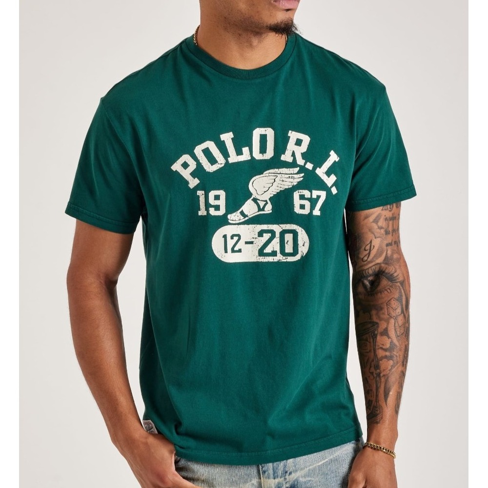 Polo by Ralph Lauren Teal Graphic T-Shirt